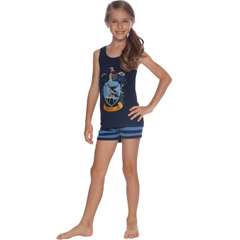 Harry Potter Girls Big Ravenclaw House Crest Cotton Tank Top