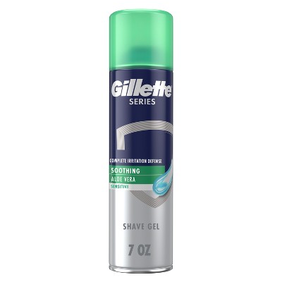 Gillette Series Sensitive Soothing with Aloe Vera Men's Shave Gel - 7oz