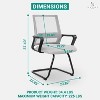 Home Imports Emporium Modern Ergonomic Office Chair - Set of 2 - 4 of 4