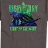Men's - How to Train Your Dragon - Night Fury Light Up The Night Short Sleeve Graphic T-Shirt - 2 of 4