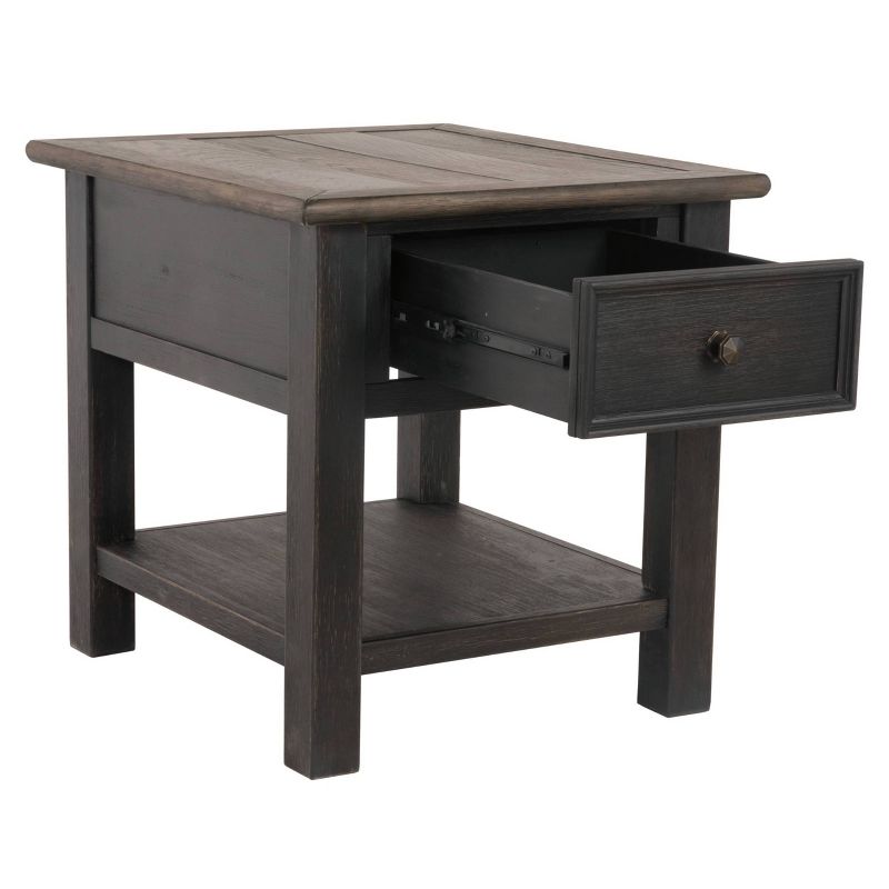 Tyler Creek End Table Grayish Brown/Black - Signature Design by Ashley, 3 of 12