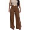 Clotth Women's High Waisted Dress Pants Business Casual Wide Straight Leg Work Slacks Office Trousers Fashionable Wide-leg Pants[without belt] - 2 of 4