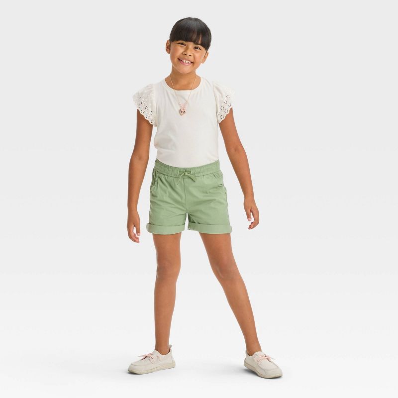 Girls&#39; Pull-On Woven Shorts - Cat &#38; Jack&#8482;, 4 of 5