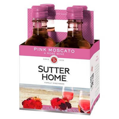 Sutter Home® Pink Moscato - 4pk / 187mL Bottle : Target