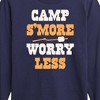 Boys' - Instant Message - Camp Smore Worry Less Long Sleeve Graphic T-Shirt - 2 of 4