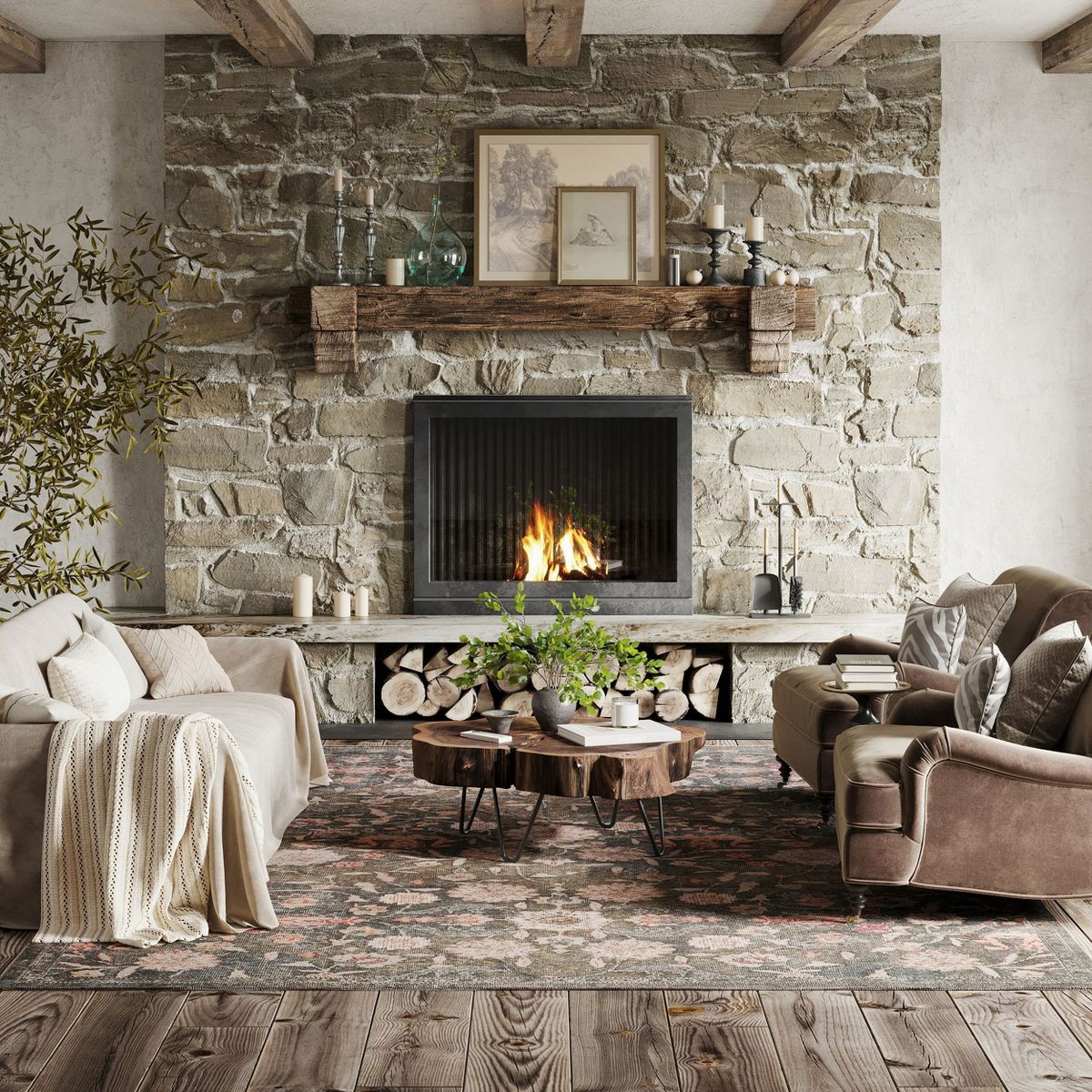 Nuloom Elaris Traditional Floral and Paisley Area Rug - thumbnail 2