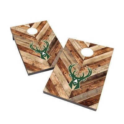 NBA Milwaukee Bucks 2'x3' Cornhole Bag Toss Game Set