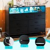 Acekool 7 Drawer Dresser with Charging Station, Modern Wide Chest for Bedroom or Living Room - 3 of 4