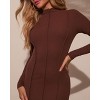 VICI Womens Kaylen Piping Long Sleeve Maxi Dress - 2 of 4