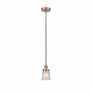 Canton - 1 Light Mini Pendant In Industrial Style-9.25 Inches Tall and 5.25 Inches Wide - 1 of 1