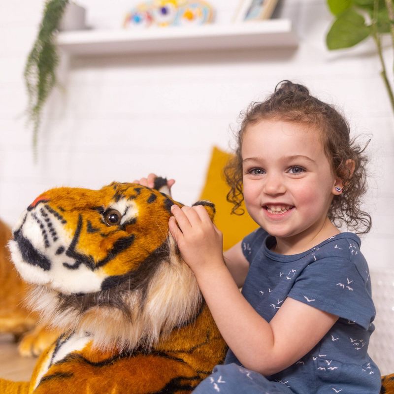 Melissa &#38; Doug Siberian Tiger Stuffed Animal, 6 of 12