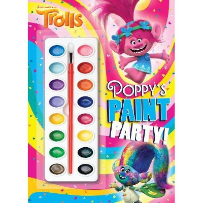 Poppy's Paint Party! -  (DreamWorks Trolls) by Rachel Chlebowski (Paperback)