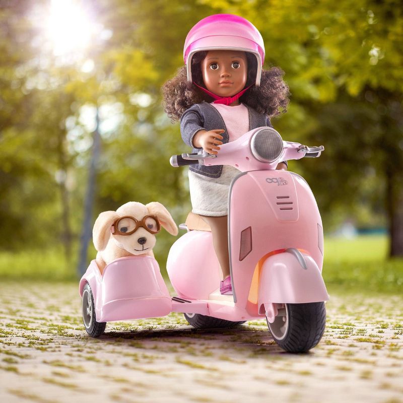 Our Generation Ride Along Scooter Vehicle Accessory Set for 18&#34; Dolls, 3 of 11
