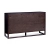 Teamson Home Hatteras Sideboard Cabinet with 4 Rattan Inlay Doors and Adjustable Shelf - 3 of 4