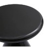 Whiteline Modern Living Willie Large Side End Table, Black/White - 4 of 4