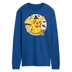 Men's - Pokémon - Pikachu Moon Witch Long Sleeve Graphic T-Shirt - 1 of 3
