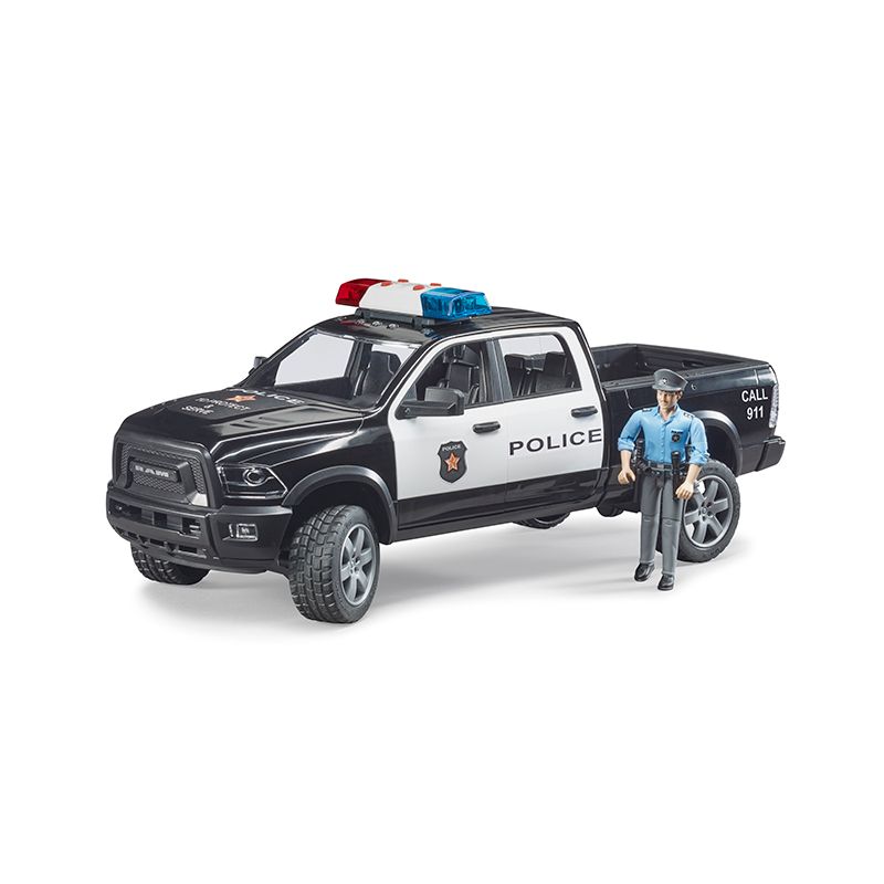 Bruder RAM 2500 Police Truck with Policeman, 2 of 5