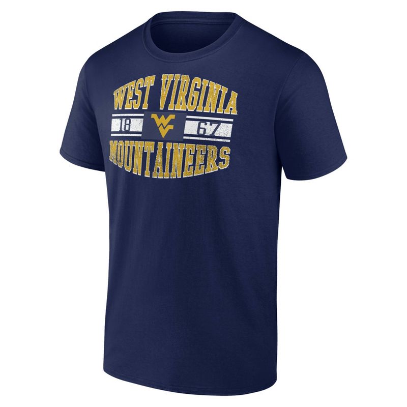 NCAA West Virginia Mountaineers Men&#39;s Cotton T-Shirt, 2 of 4