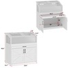 FUFU&GAGA Multifunctional Small Pet Habitat Cabinet Hamster Cage Terrarium - 3 of 4