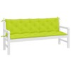 vidaXL Garden Bench Cushions 2 pcs Bright Green 70.9"x19.7"x2.8" Oxford Fabric - 4 of 4