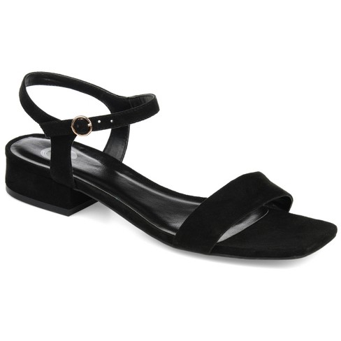 Black small hotsell heel sandals