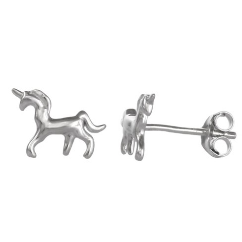FAO Schwarz Sterling Silver Unicorn Stud Earrings - image 1 of 3