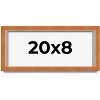 PosterPalooza | Panoramic Classic Brown Picture Frame - UV Acrylic, Foam Board Backing, Hanging Hardware - 2 of 4