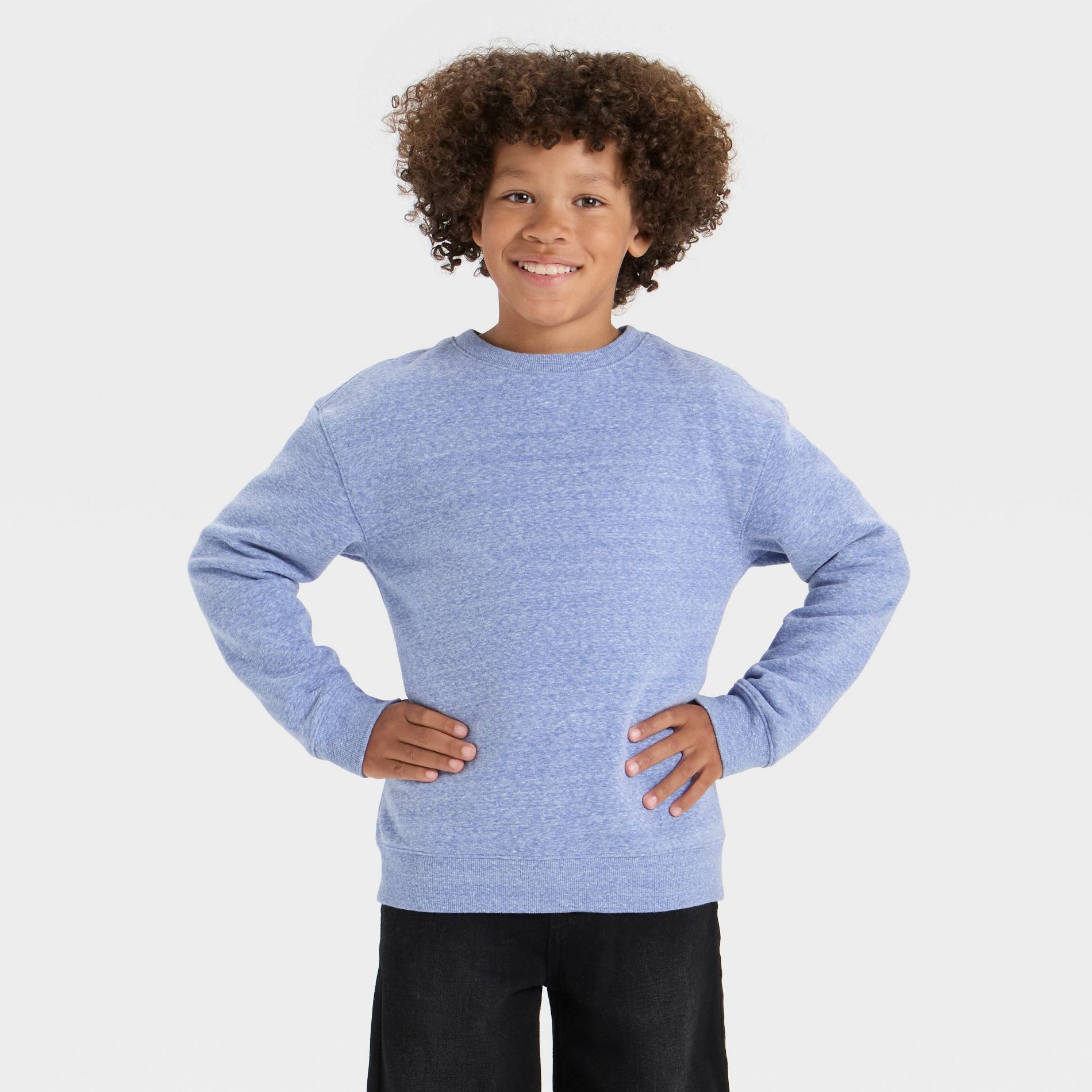 Boys' Solid Pullover Sweatshirt - Cat & Jack™