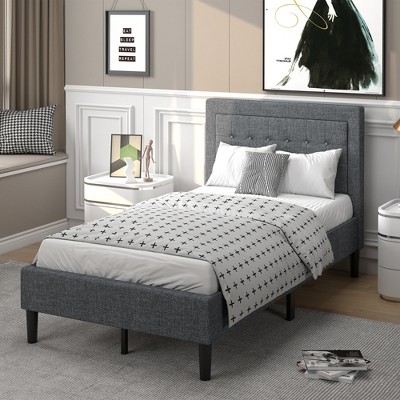 Target store upholstered bed