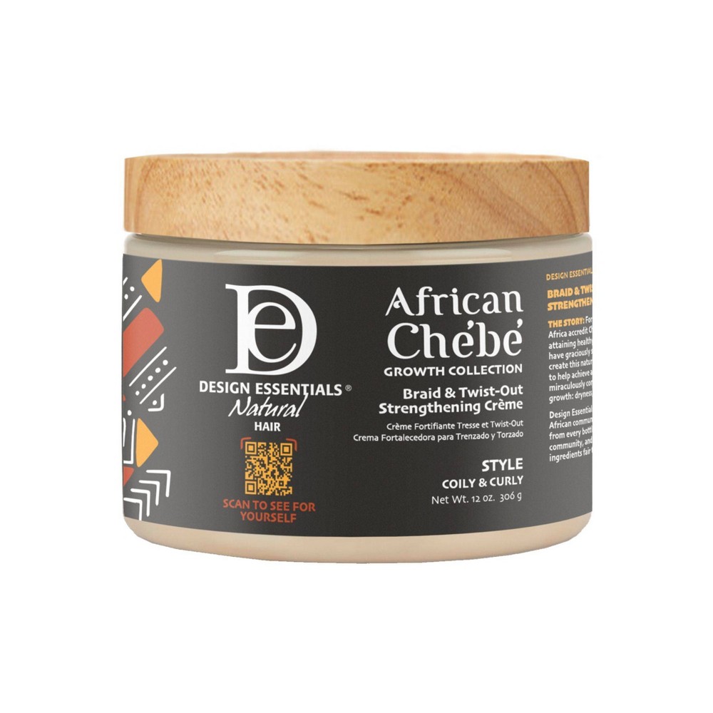Photos - Hair Styling Product Design Essentials Chebe Braid & Twist-Out Styling Hair Pomade Creme - 12oz