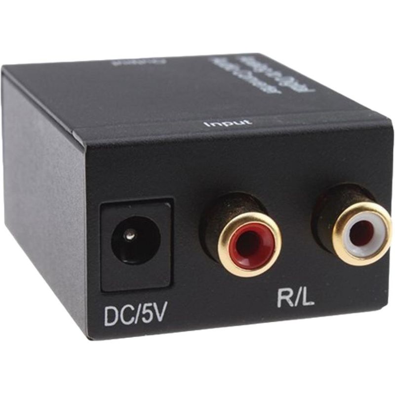 Sanoxy Analog RCA L/R to Digital Optical Coaxial Toslink Audio Converter Adapter, 2 of 7
