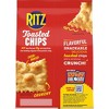 RITZ Toasted Chips Sour Cream and Onion Crackers, Party Snacks, School Snacks, 8.1 oz, Pack of 2 - 4 of 4