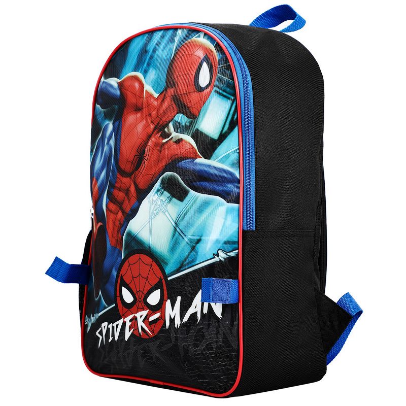 Marvel Spiderman superhero Kids Backpack and Lunch box Set for boys, 4 of 7