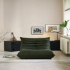 Dsvimoy Accent Chair No Installation Bean Bag Chair for Comfortable Lounging at Home or Gaming Space, Green, 36.6"*11"*11" - 2 of 4