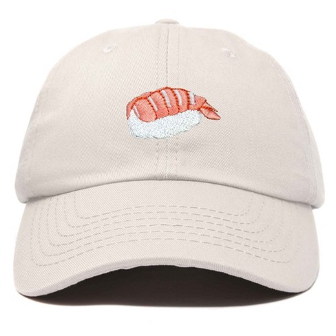 Dalix Shrimp Nigiri Embroidered Sushi Cotton Dad Hat Baseball Cap Adjustable Womens - image 1 of 4