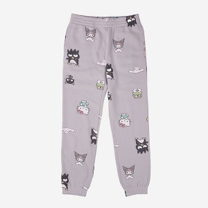 Men's Sanrio Jogger Pajama Pants - Gray - 1 of 4