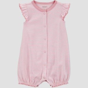 Carter's Just One You® Baby Girls' Ruffle Sleeve Romper - 1 of 3