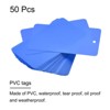 Unique Bargains Blank Waterproof Outdoor Eyelet Hole Plastic Shipping Tags 50 Pcs - 2 of 4