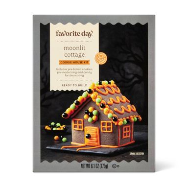 Halloween Mini Moonlit Cottage Cookie House Kit - 6.1oz - Favorite Day™