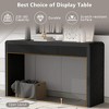 Bella Depot 55.1''W Rustic Console Table with Fluted Drawers for Living Room, Hallway - 4 of 4