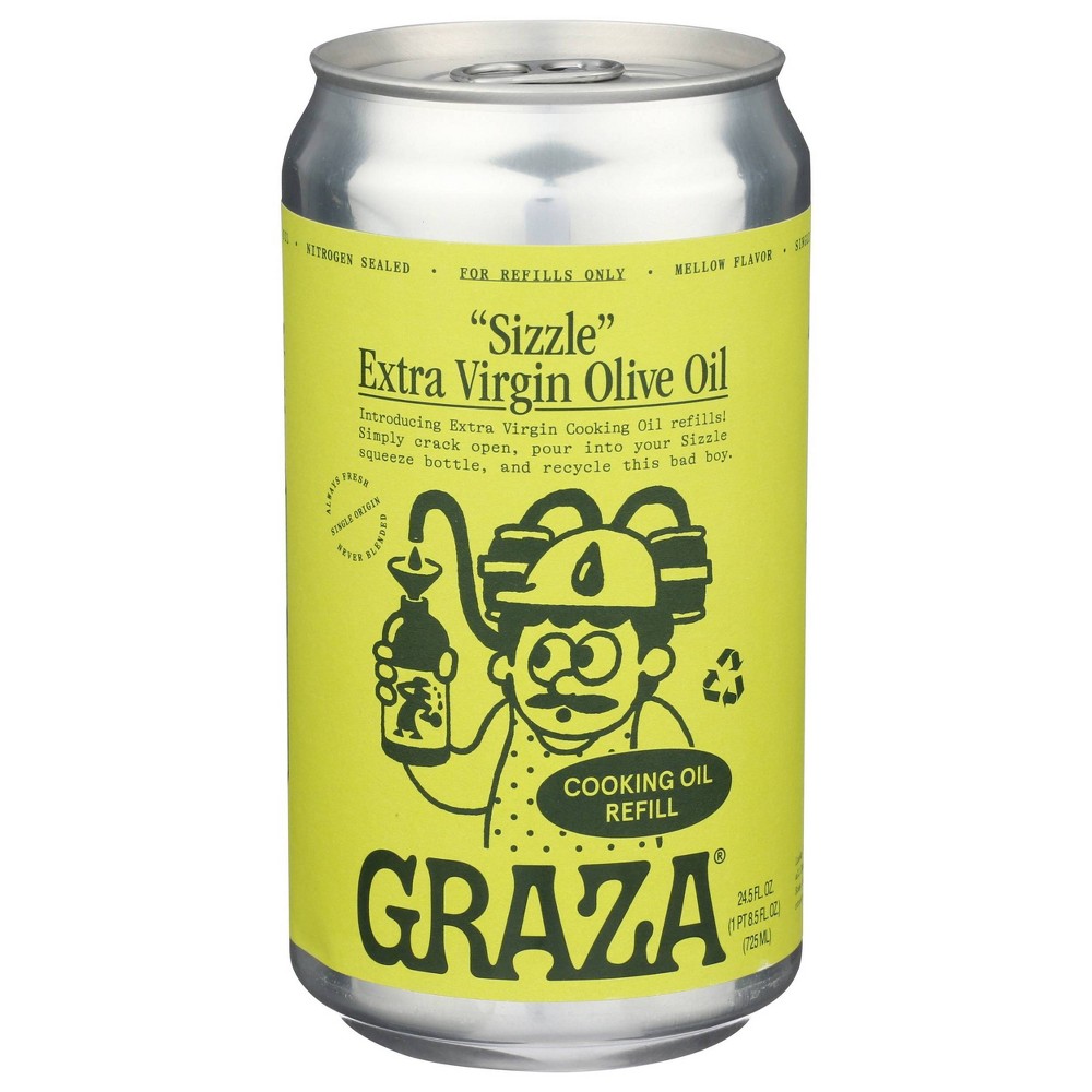 Graza Refill Sizzle Extra Virgin Olive Oil - 725mL