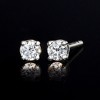 Ross-Simons 0.10 ct. t.w. Lab-Grown Diamond Stud Earrings in Sterling Silver - 3 of 4