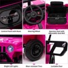 Electric Ride On Car with RC, 12V Kids Ride On Car with Led Lights, Music, Safety Belt, Double Doors, for Kids - 4 of 4