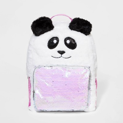 Sequin panda clearance backpack