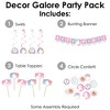 Big Dot of Happiness Rainbow Unicorn - Magical Unicorn Baby Shower or Birthday Party Supplies Decoration Kit - Decor Galore Party Pack - 51 Pieces - 2 of 4