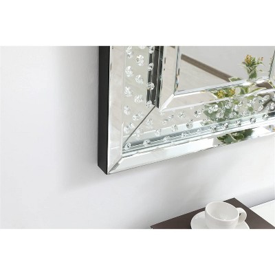 Elegant 20 x 30 Inch Frameless Crystal Mirror