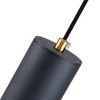 C Cattleya 1-Light Matte Black Bubble Crystal Mini Pendant Light - 3 of 4
