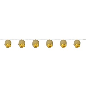 Sunstar Baby Head String Of Lights Halloween Decoration - 40 in - Brown - 1 of 1