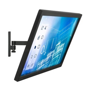Mount-It! Full Motion Retractable Monitor Wall Mount, VESA Bracket for Computer Screens up to 30 Inches, Articulating Arm Fits Screens up to 30 Inches - 1 of 4