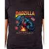 Fourth Of July Men's Dadzilla Born To BBQ Patriotic Novelty T-Shirt - 4 of 4